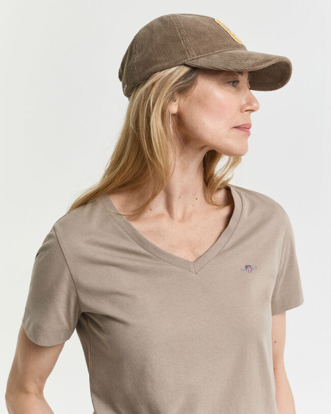 T-shirt col V Shield