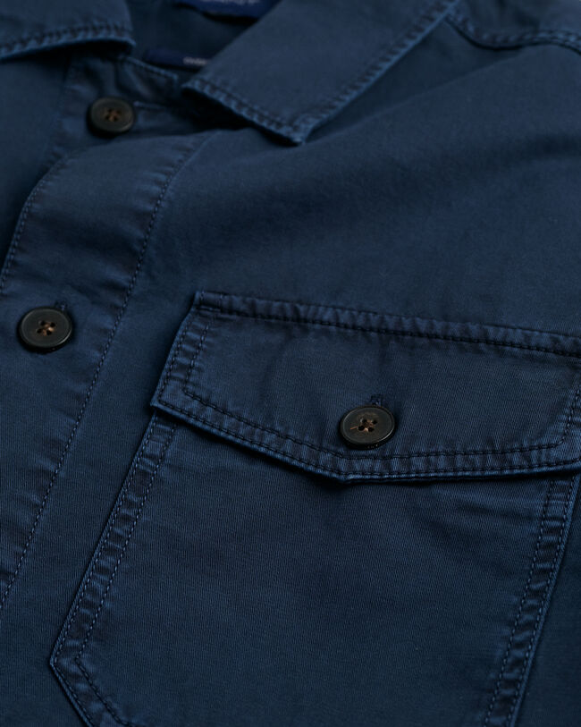 Speciaal geverfd Twill overshirt
