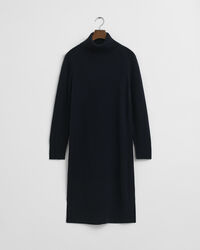 Robe col roulé avec finitions en maille