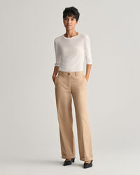 Pantalon chino relaxed fit léger