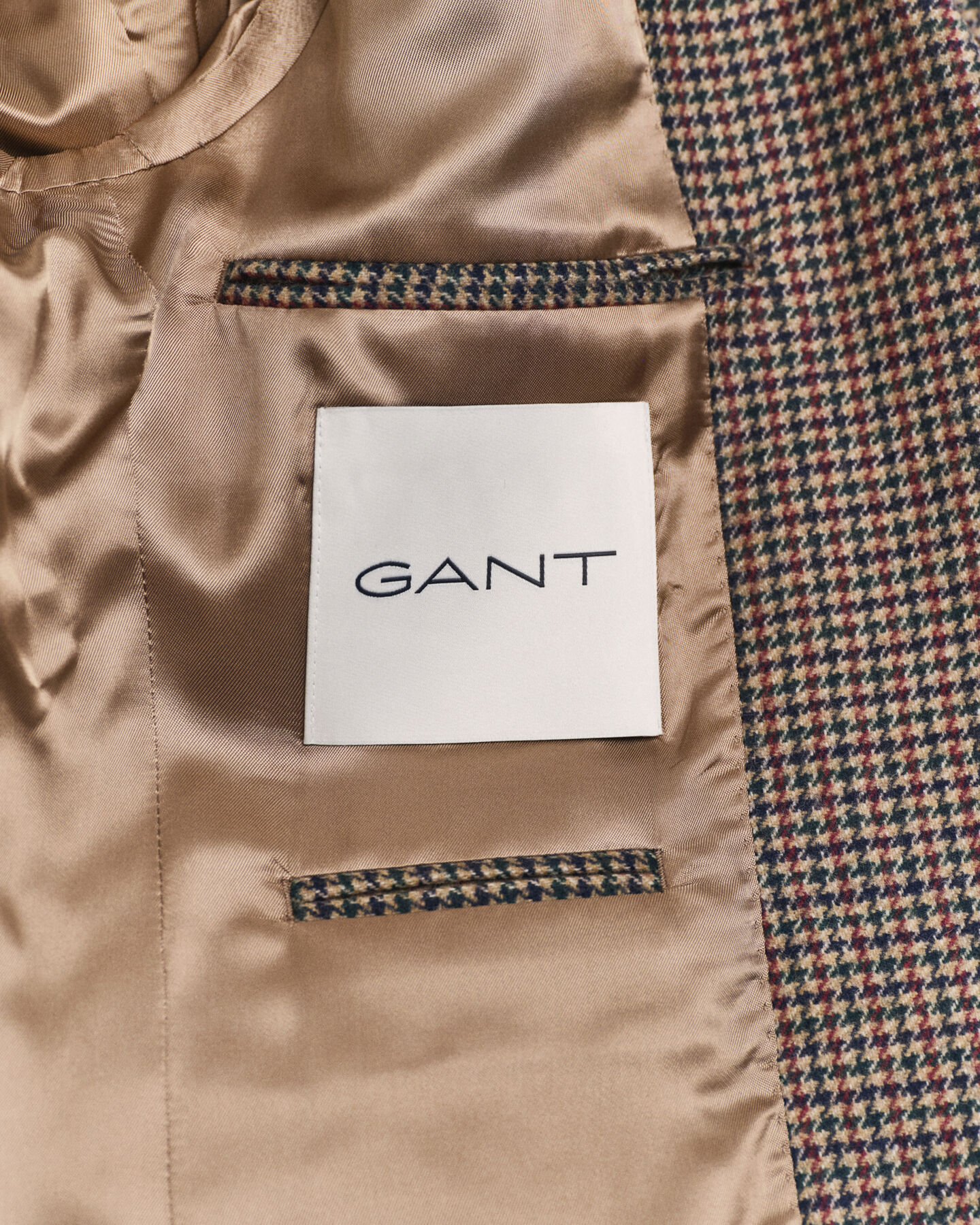 Slim Fit blazer met pied-de-poule ruitje