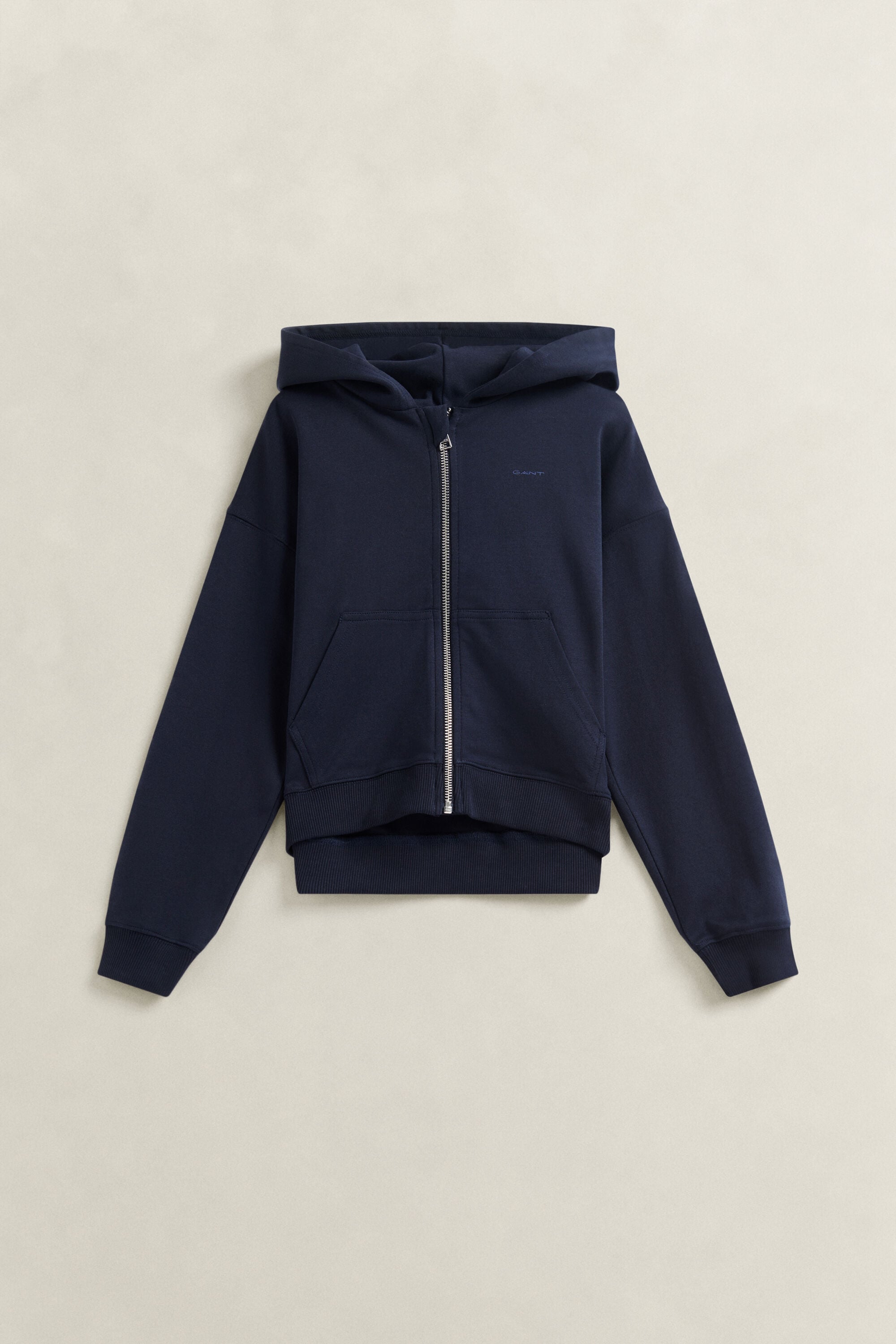 Sweat à capuche court zippé Ado Fille