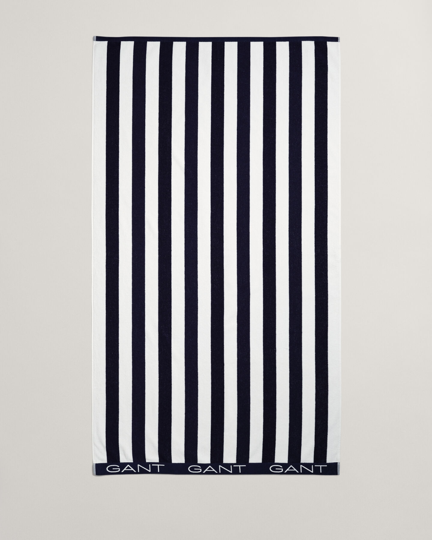 Strandlaken met blokstreep