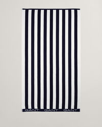 Strandlaken met blokstreep