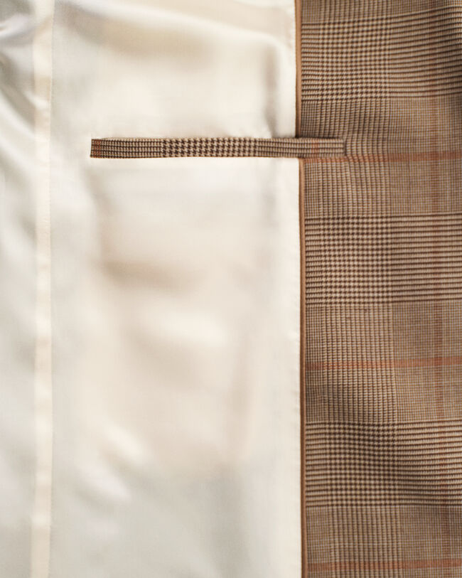 Regular Fit Club blazer met ruiten