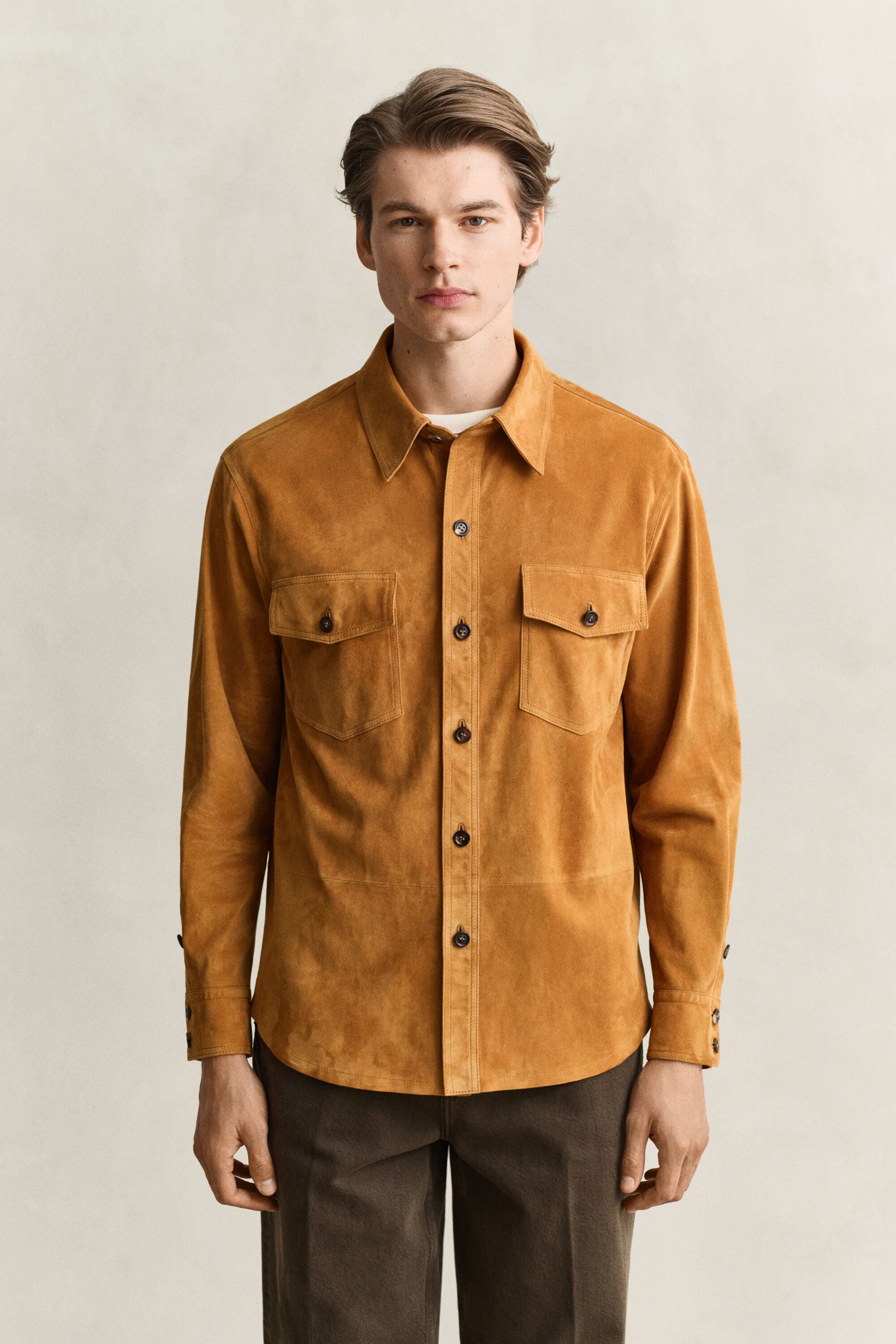 Surchemise en daim