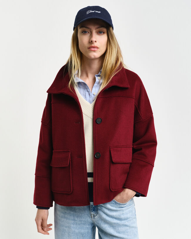 Veste courte en laine