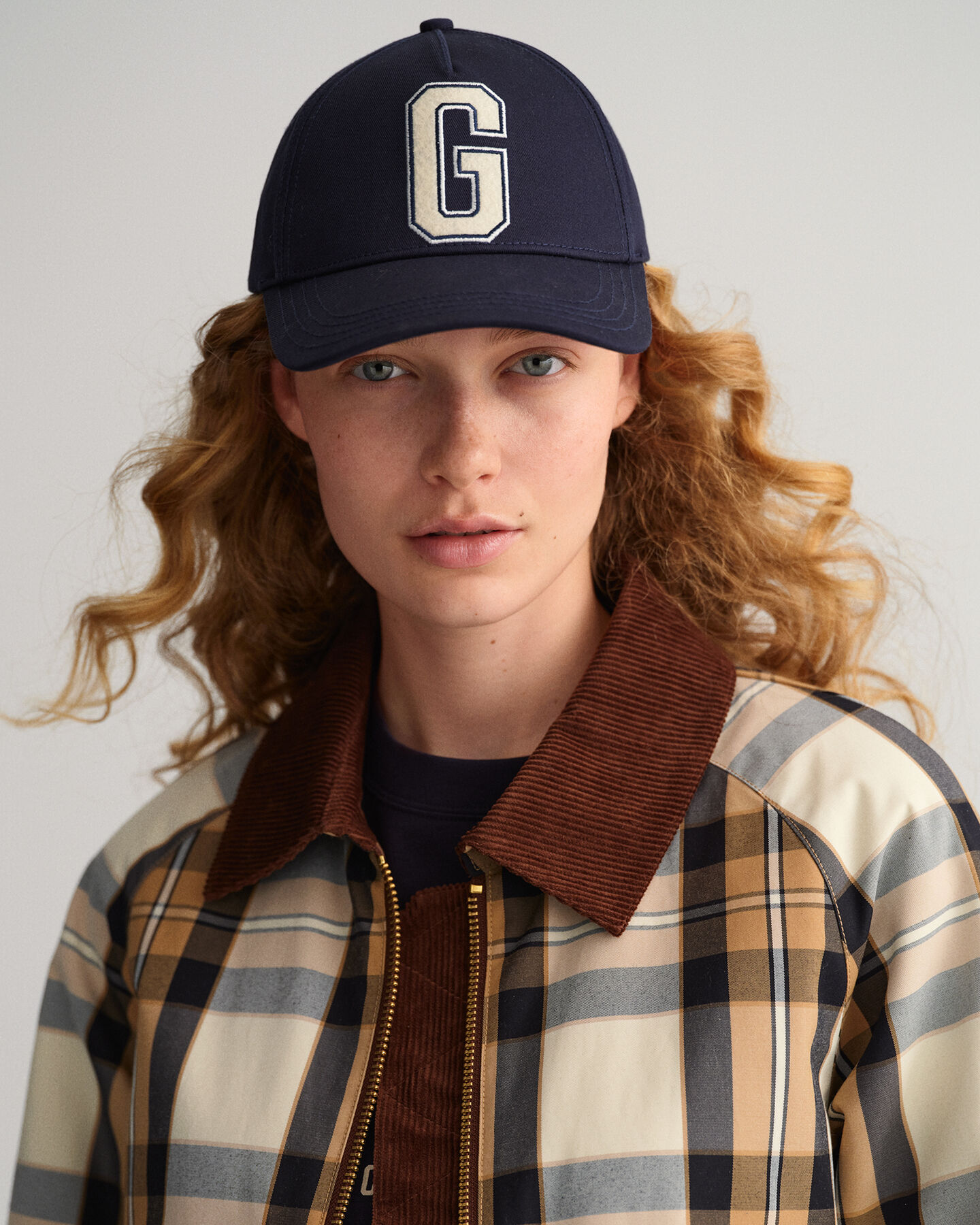 Veste courte à carreaux