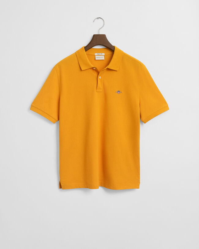 Regular Fit Shield piqué poloshirt
