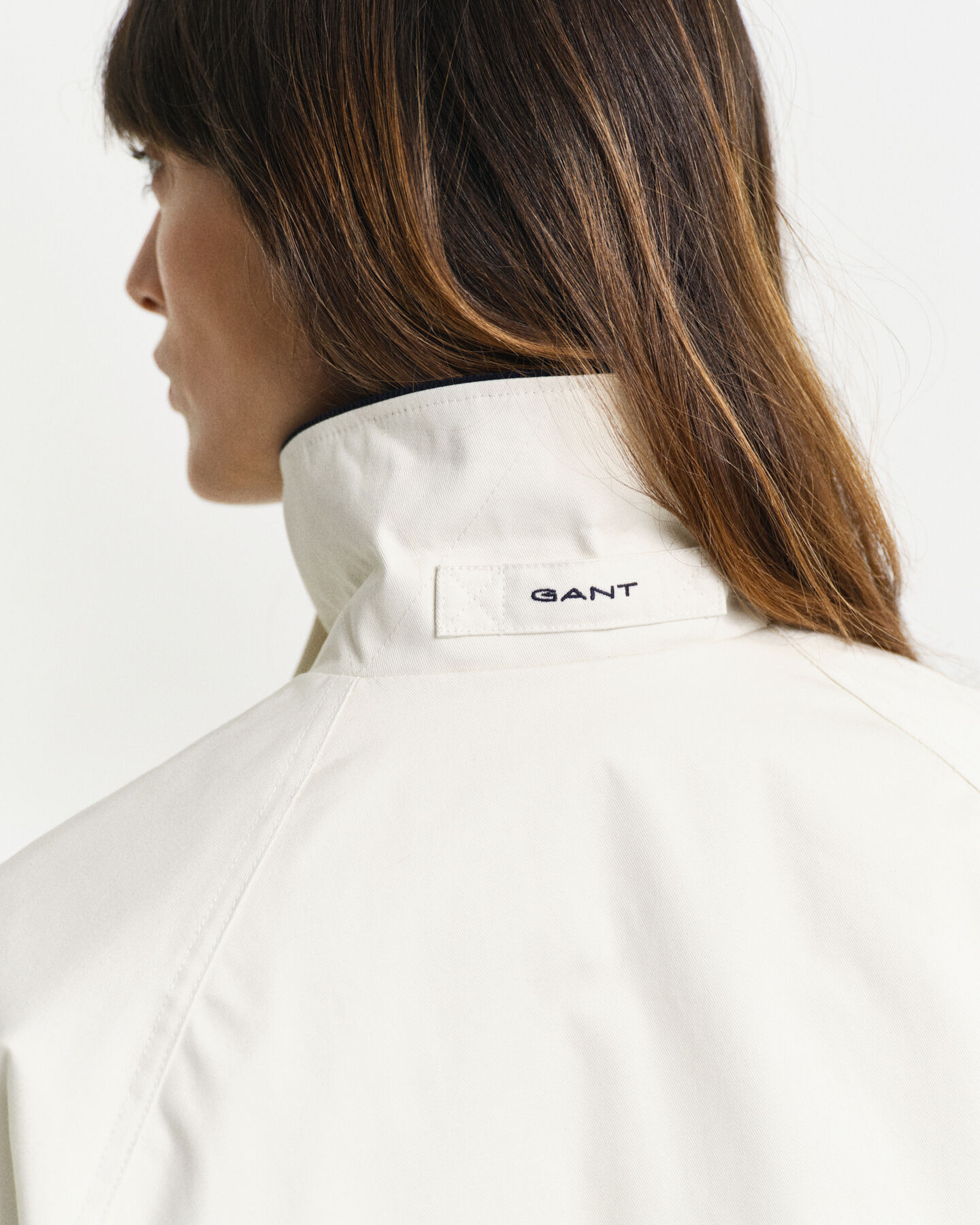 Sailing jack met contrasterende kraag