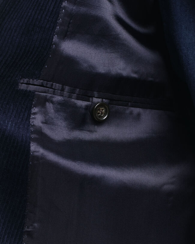 Slim Fit corduroy kostuumjasje