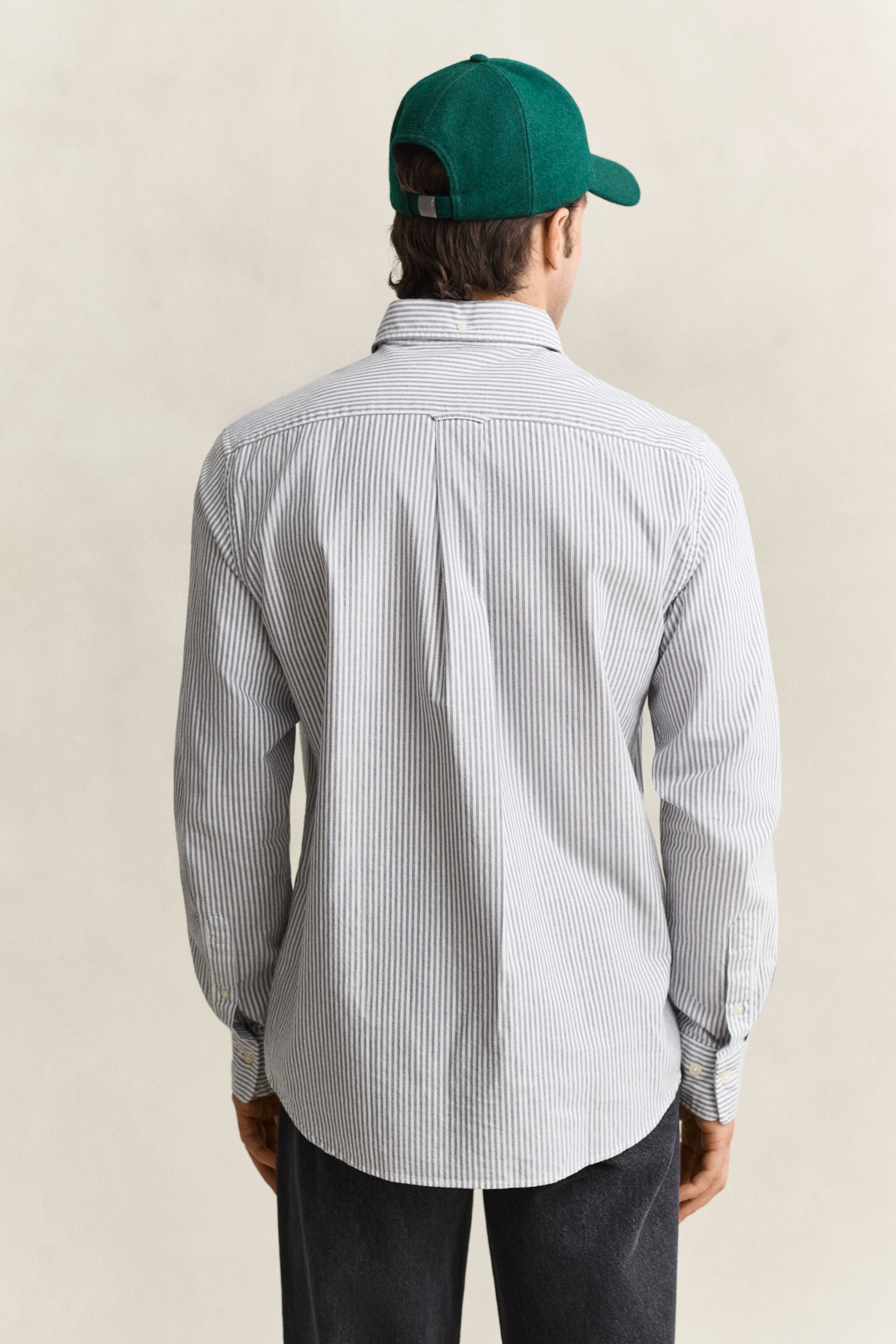 Classic Regular gestreept Oxford-hemd