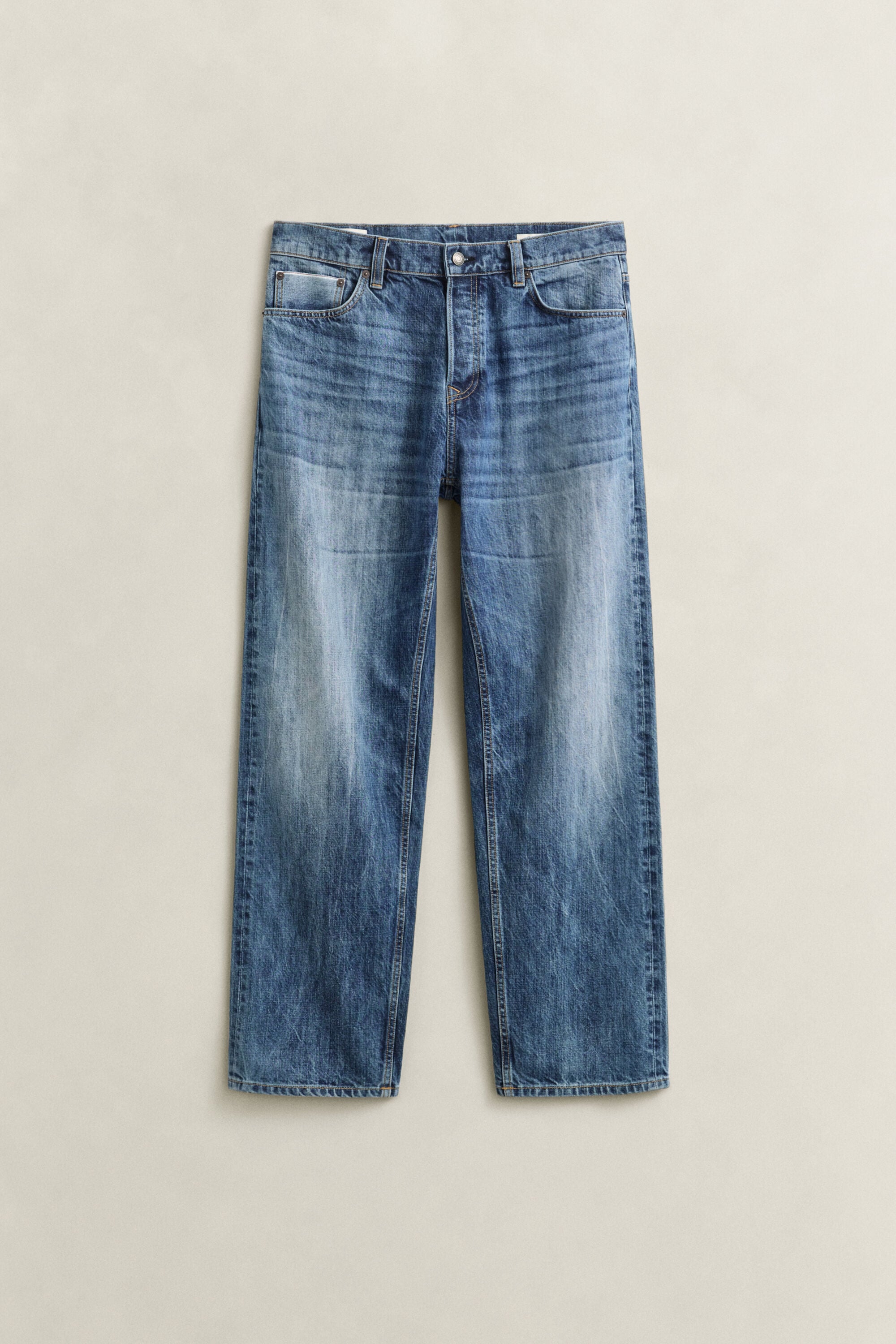 Jeans met een Archive-wassing