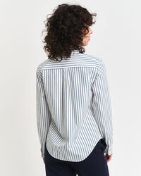 Chemise coupe regular en popeline à rayures classique