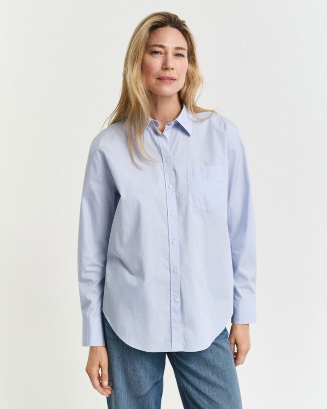 Relaxed Fit Classic hemd van poplin