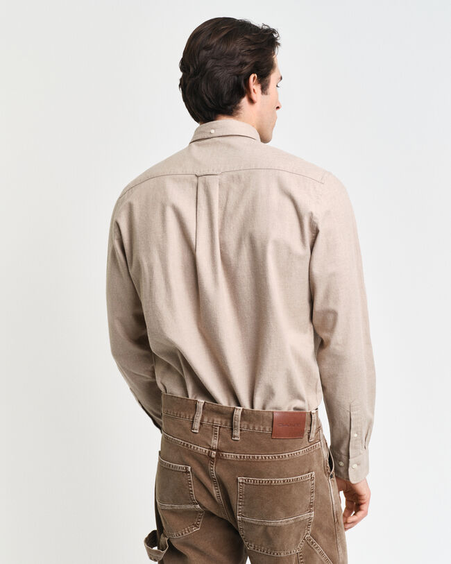 Regular Fit gem&ecirc;leerd flanellen hemd