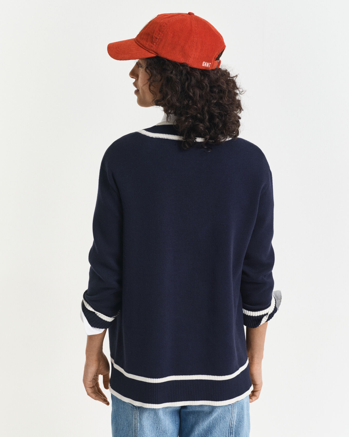 Cardigan en maille contrastante