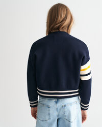 Gebreid Varsity Jacket