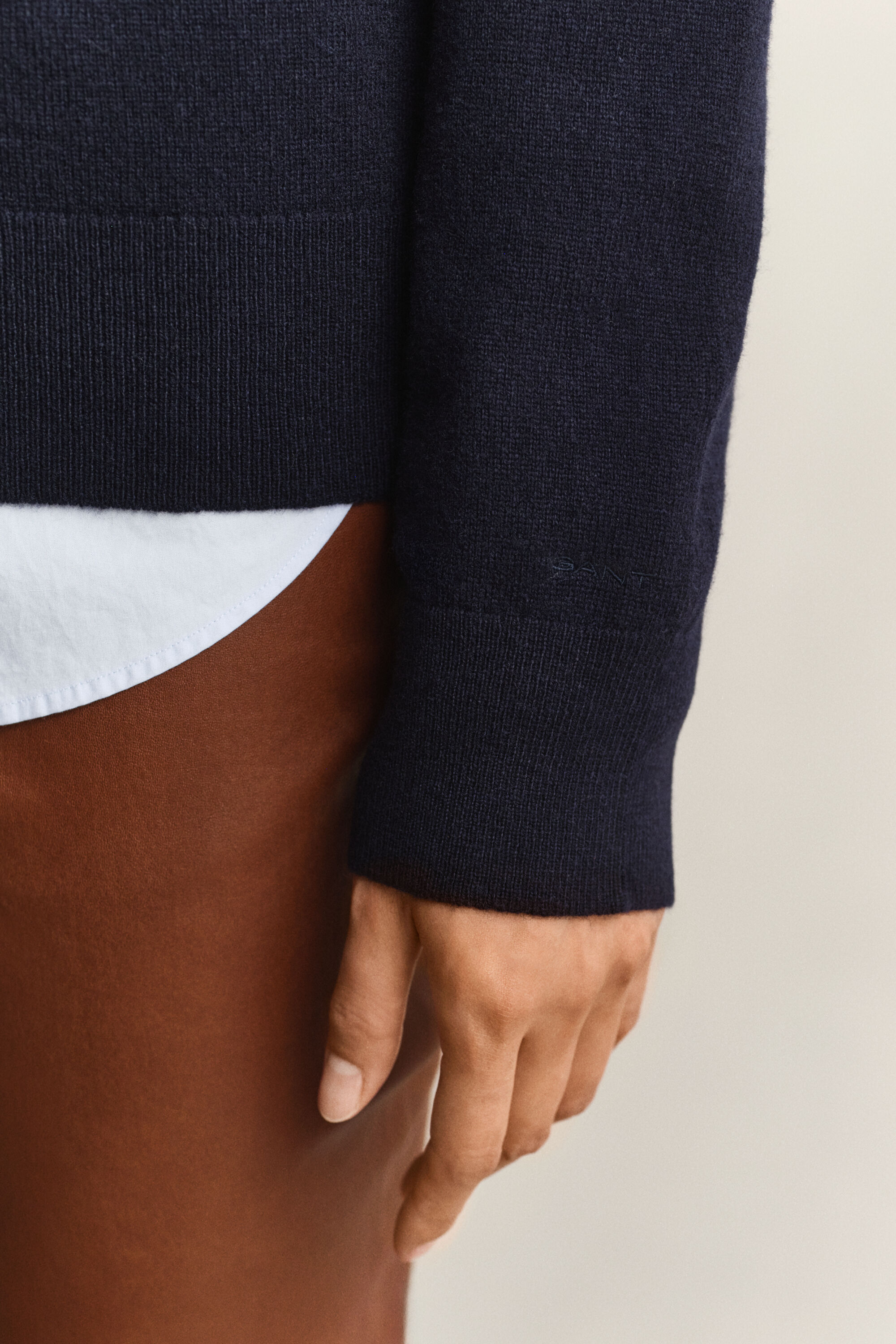 Pull col rond en laine d'agneau ultrafine