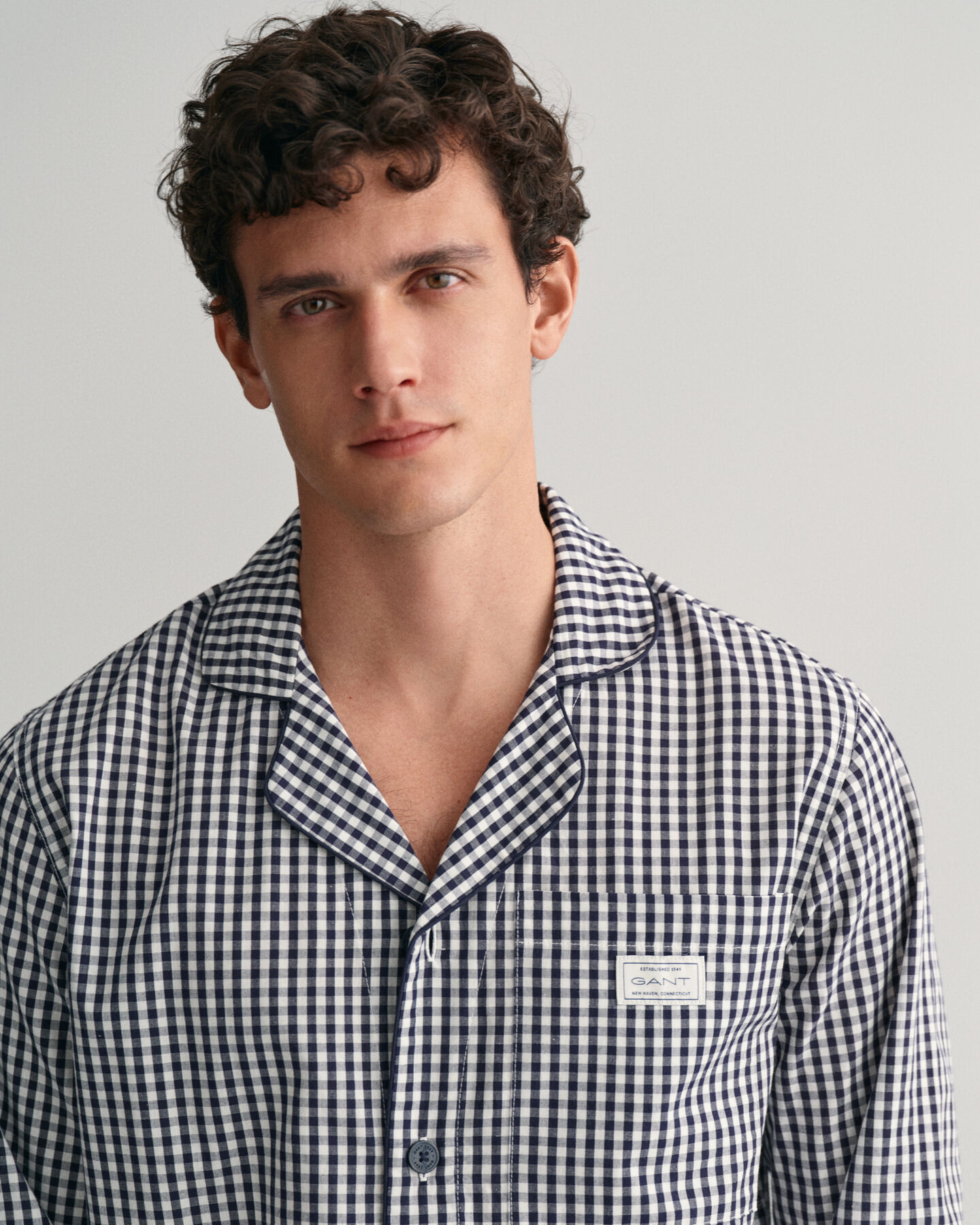 Gingham Checked Pajama Set