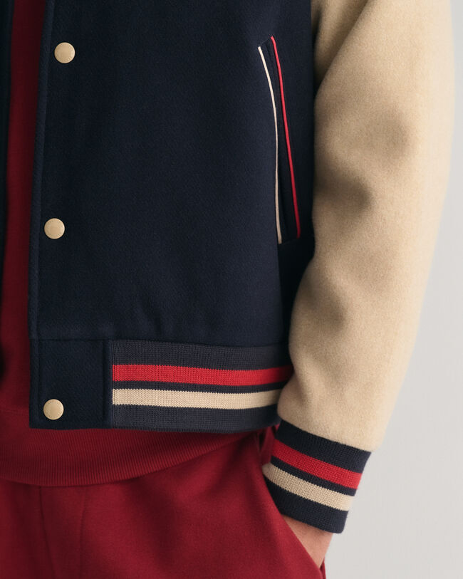 Wollen GANT Varsity Jacket