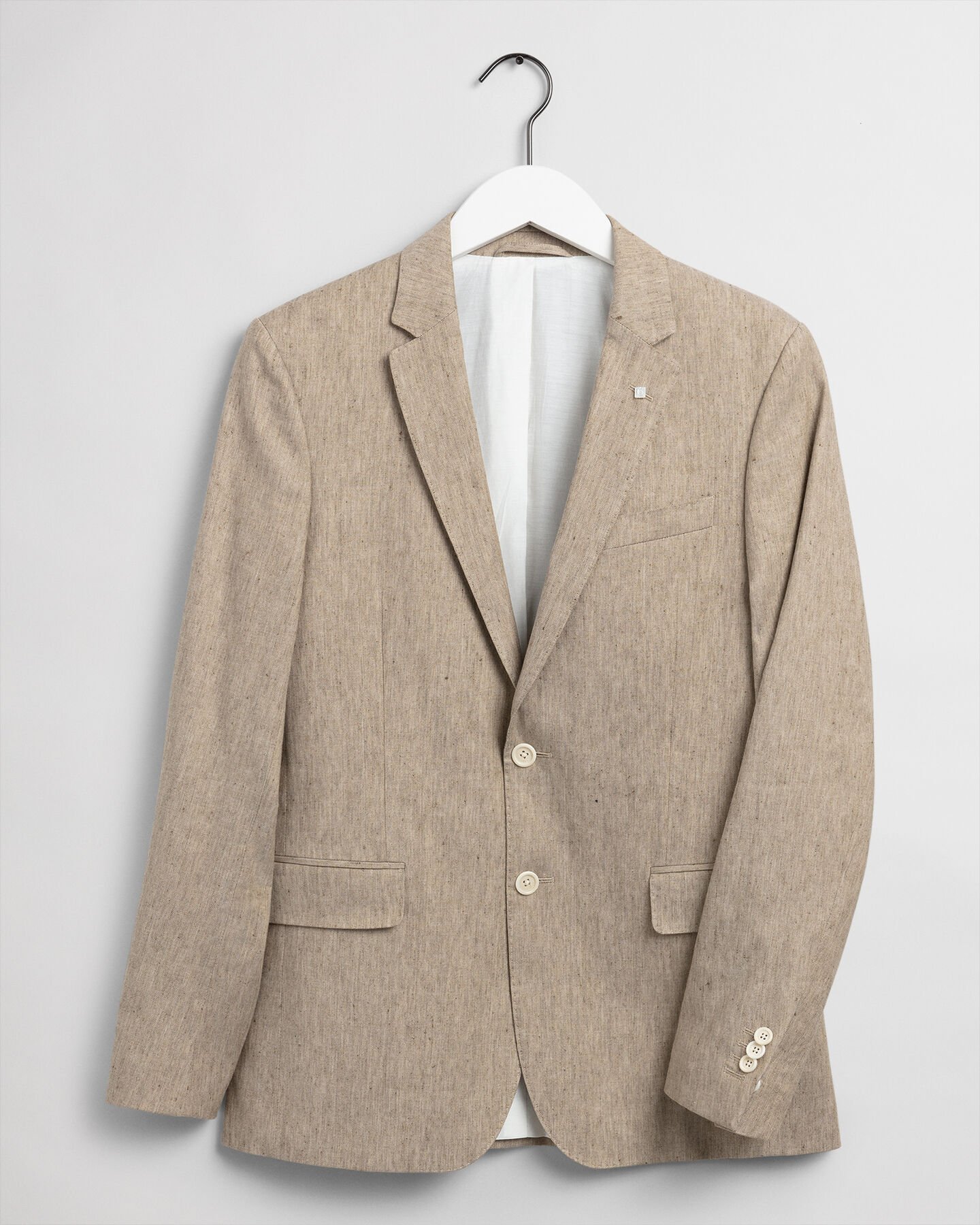 Veste blazer de costume en lin stretch