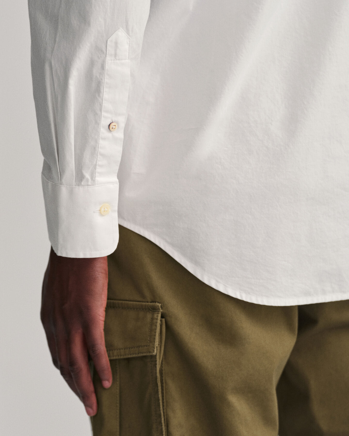 Regular Fit hemd van poplin