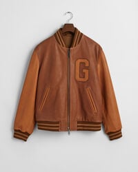 Veste Varsity de GANT en cuir