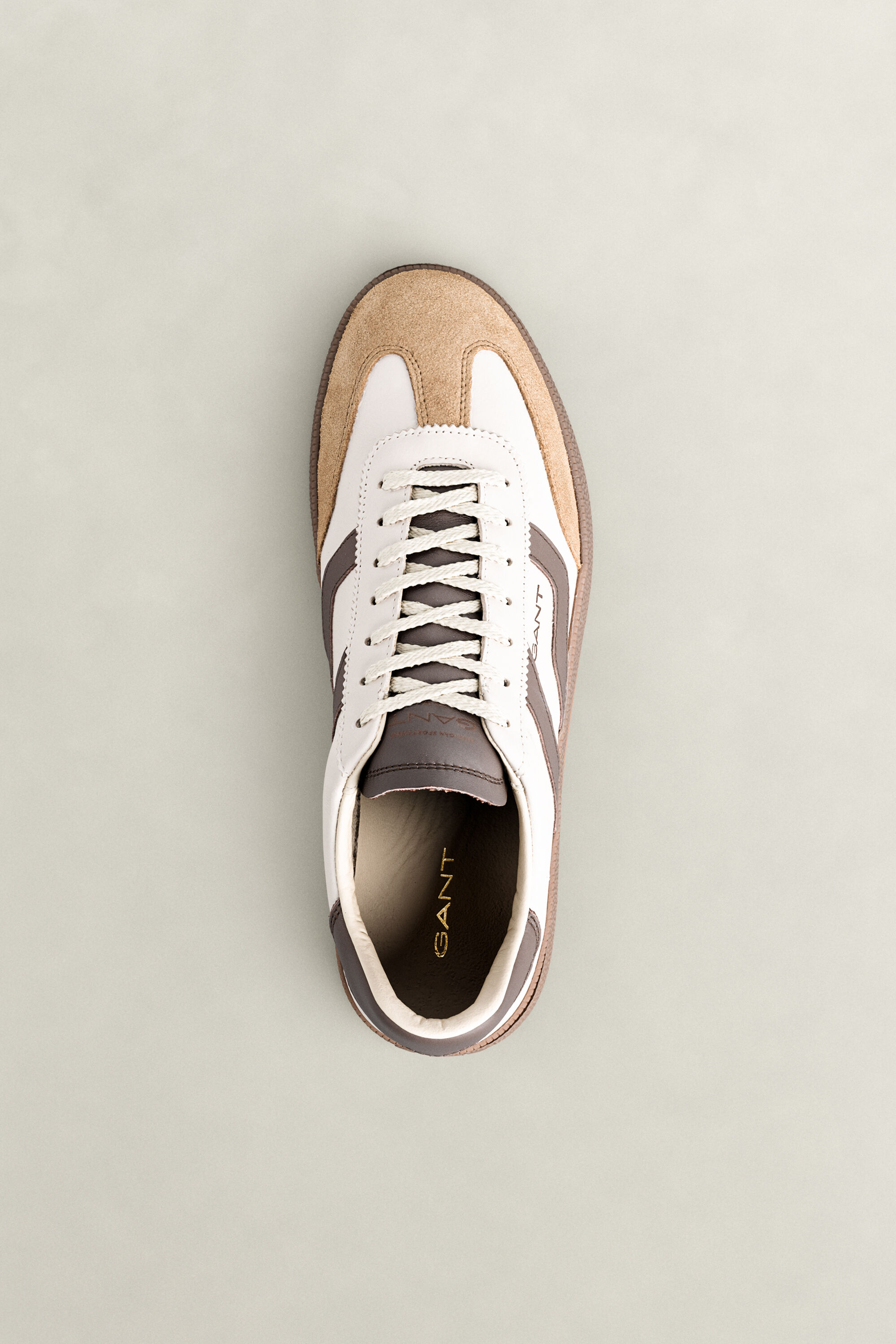 Baskets en cuir et daim Cuzmo