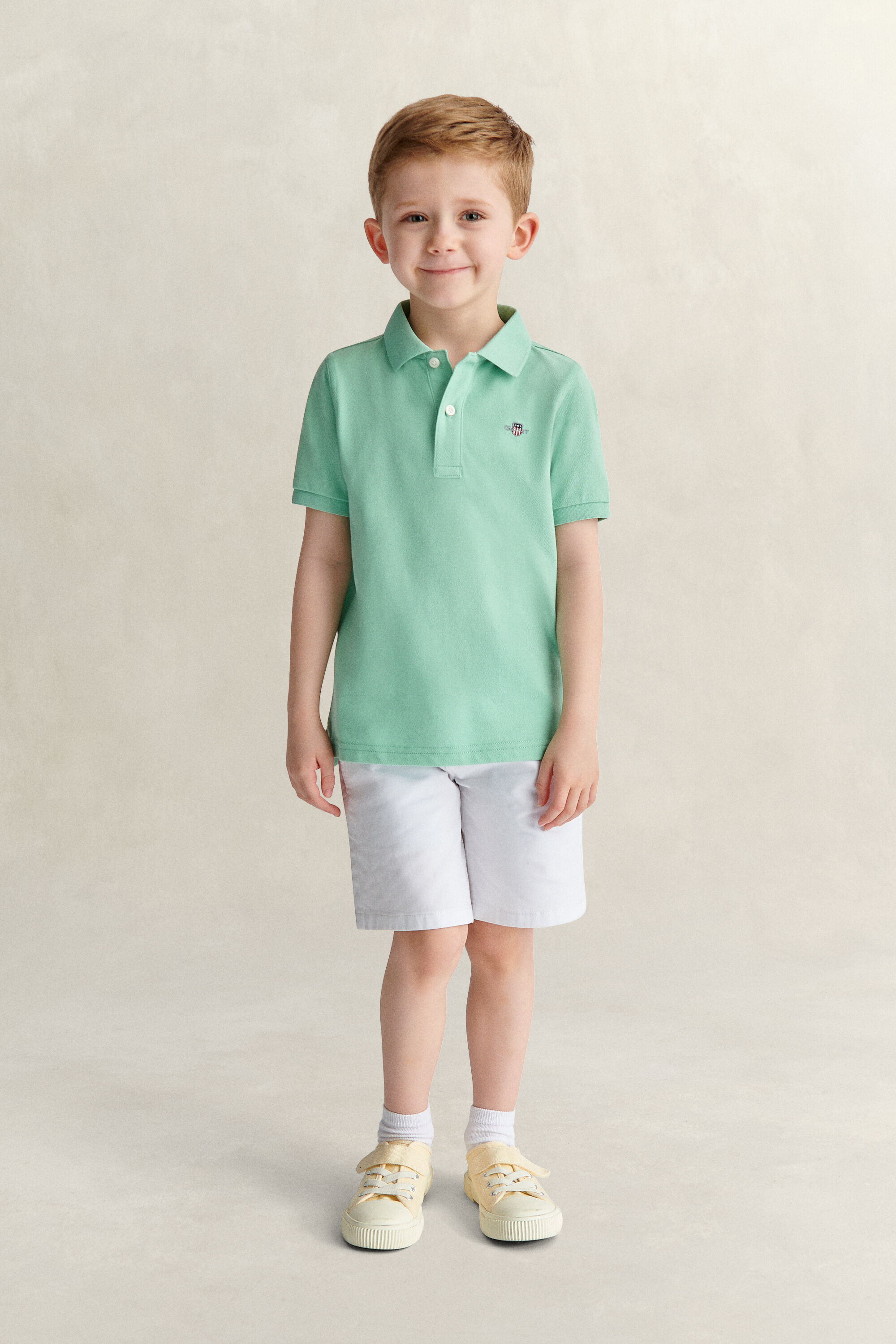 Polo en coton piqué Shield Enfant