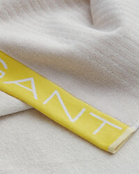 Strandlaken met ton sur ton streepje