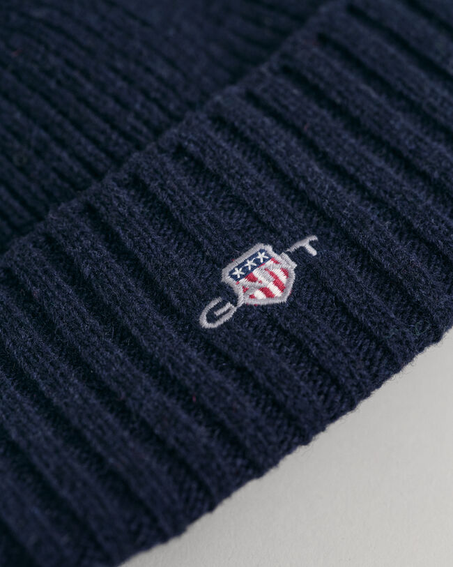 Teens Shield wollen beanie