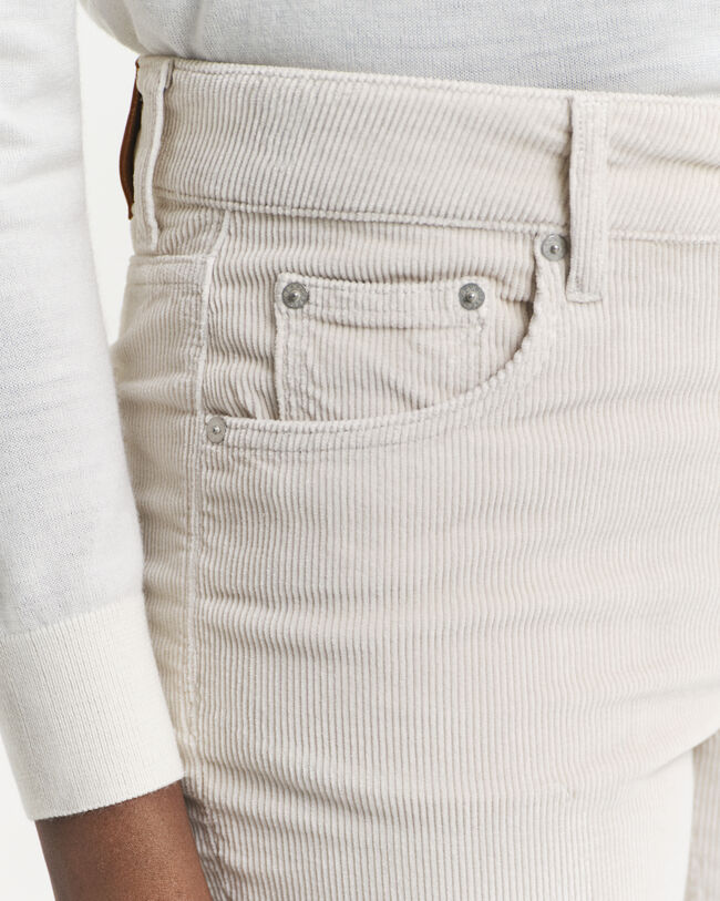 Jean évasé en velours côtelé