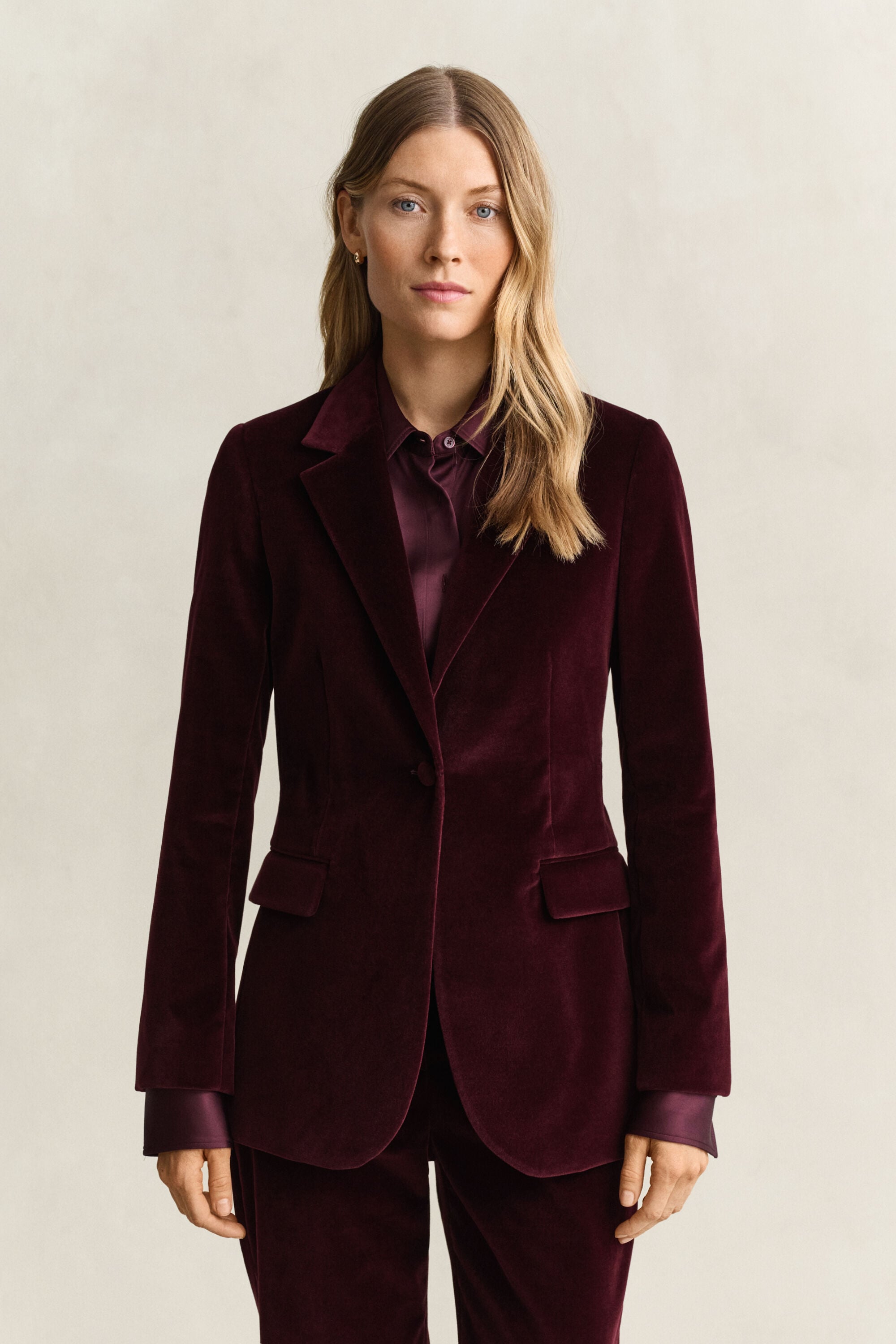 Veste blazer en velours