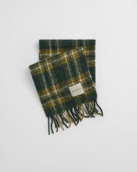 Écharpe en mohair et alpaga à carreaux