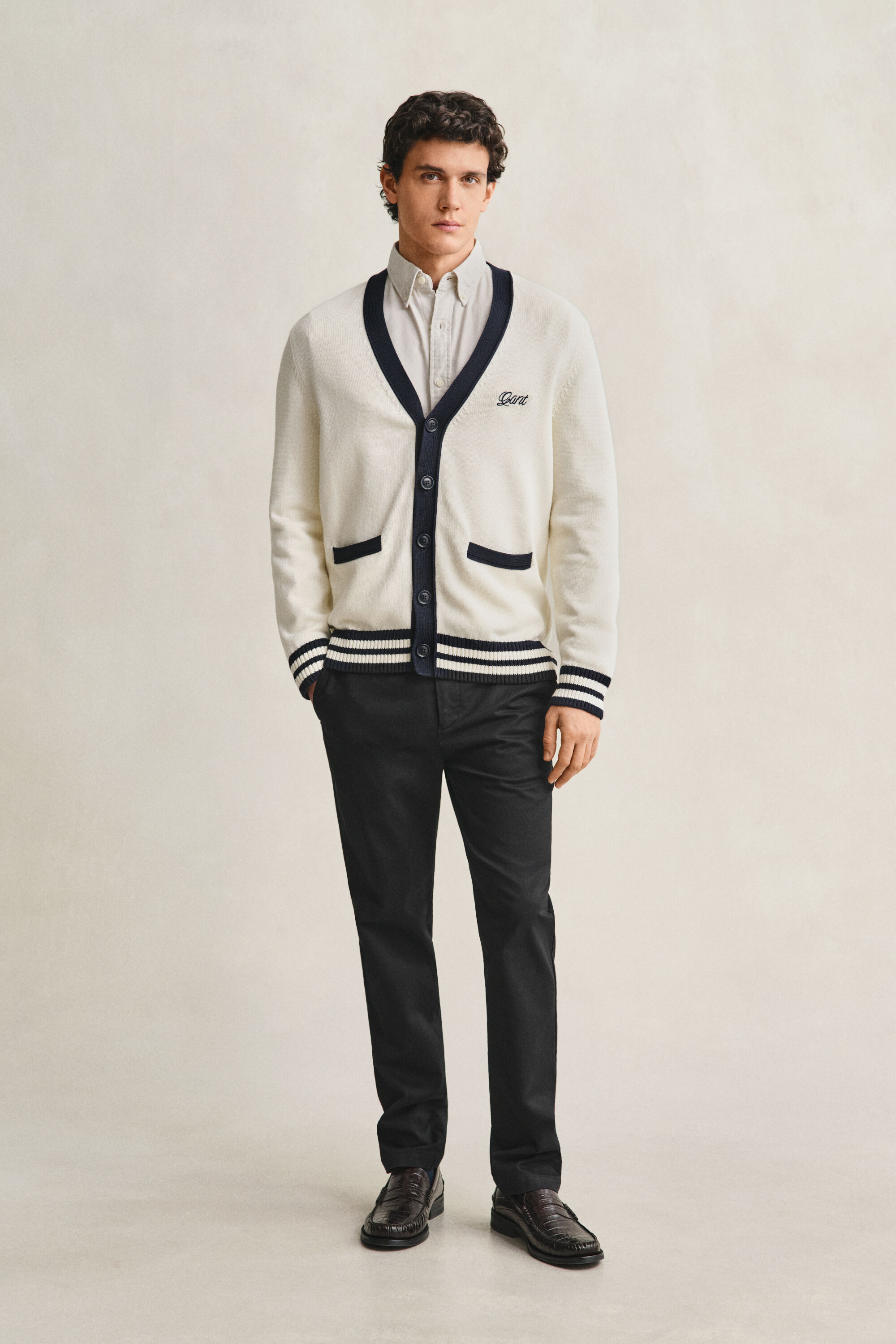 Pantalon chino élégant coupe slim
