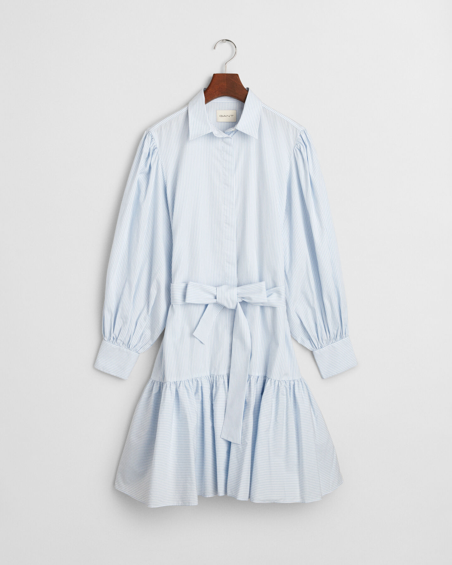 Robe en popeline à rayures Classic