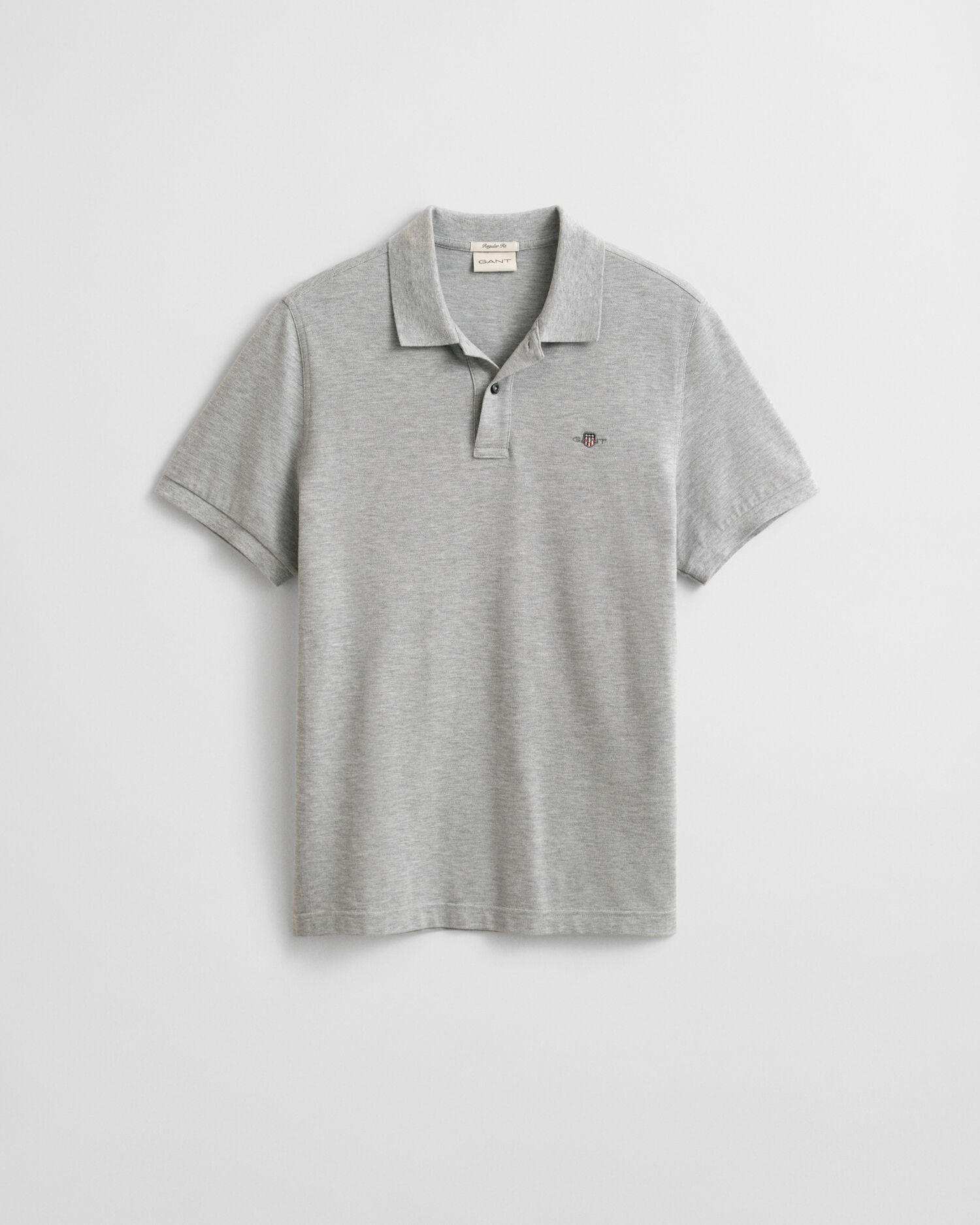 Regular Fit Shield piqué poloshirt