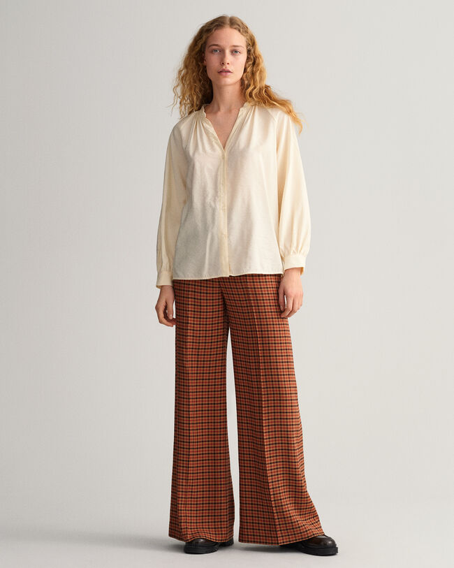 Chemisier à col droit