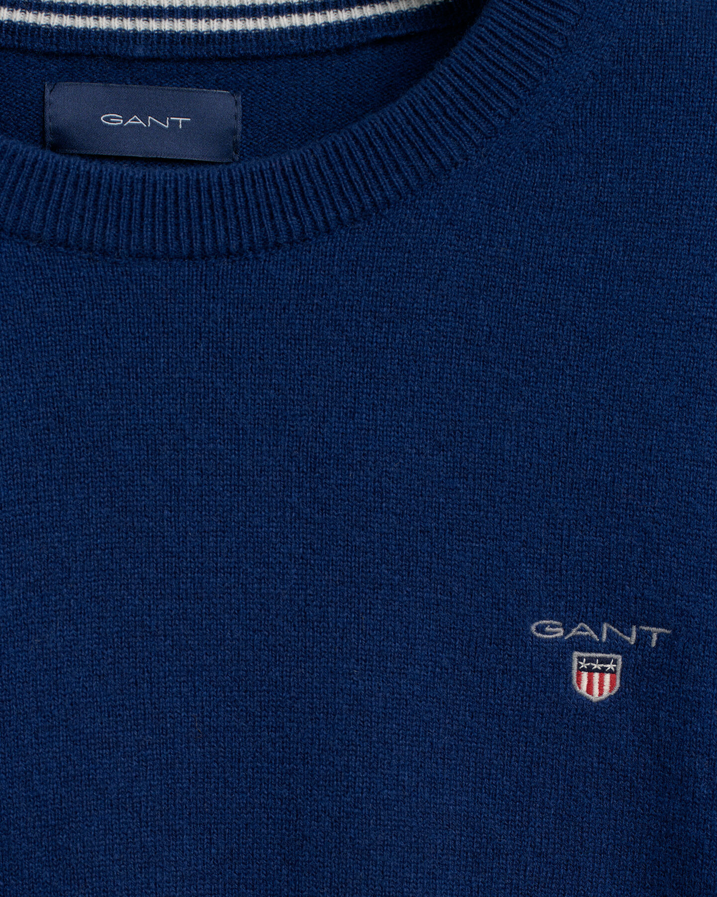 Trui met ronde hals van buitengewoon zachte lamswol