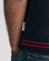 Bodywarmer met V-hals