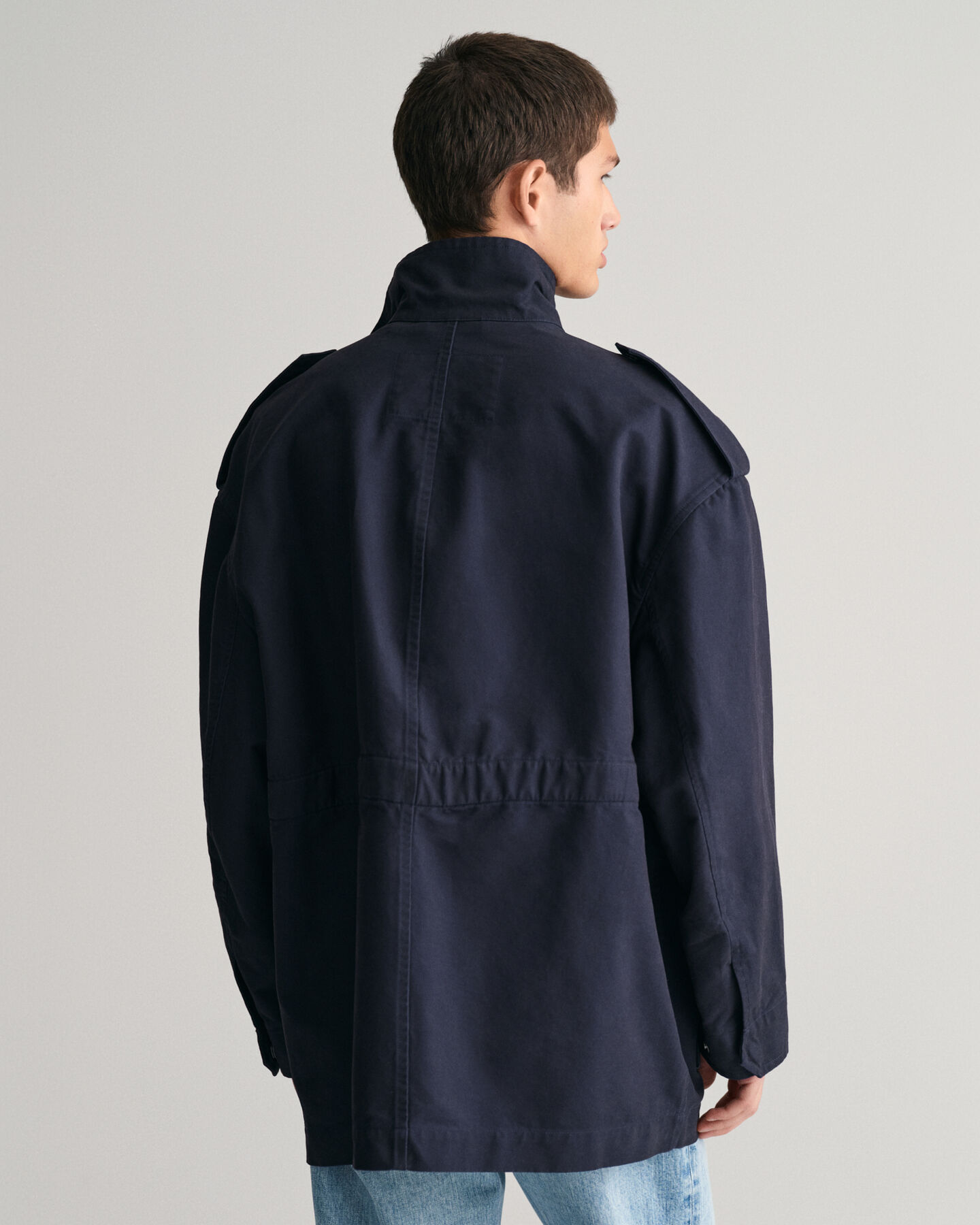 Veste style militaire en coton