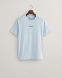 Contrast T-shirt met klein GANT-logo