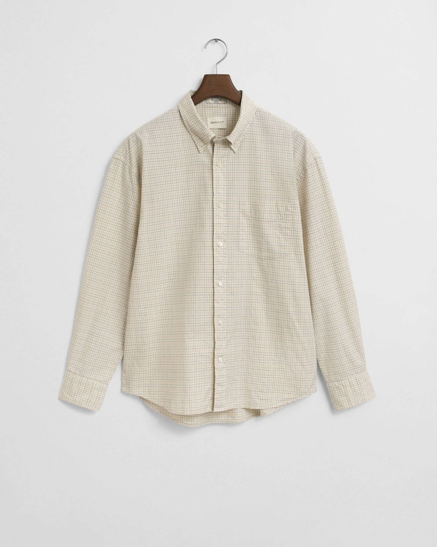 Chemise ultra-ample en coton Oxford à carreaux Luxury