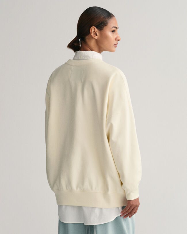 Oversized G-sweatshirt met ronde hals