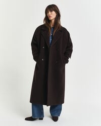 Manteau en laine mélangée