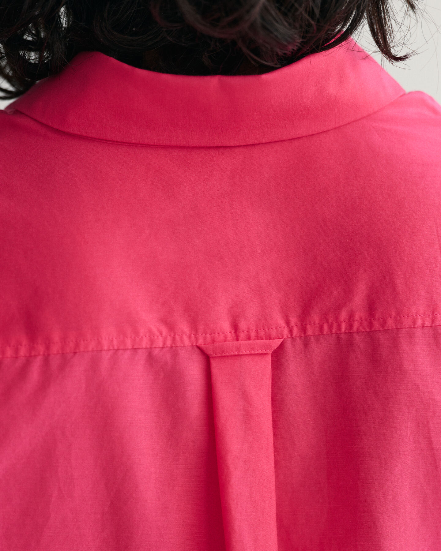 Relaxed Fit overhemd met korte mouwen van katoen en zijde