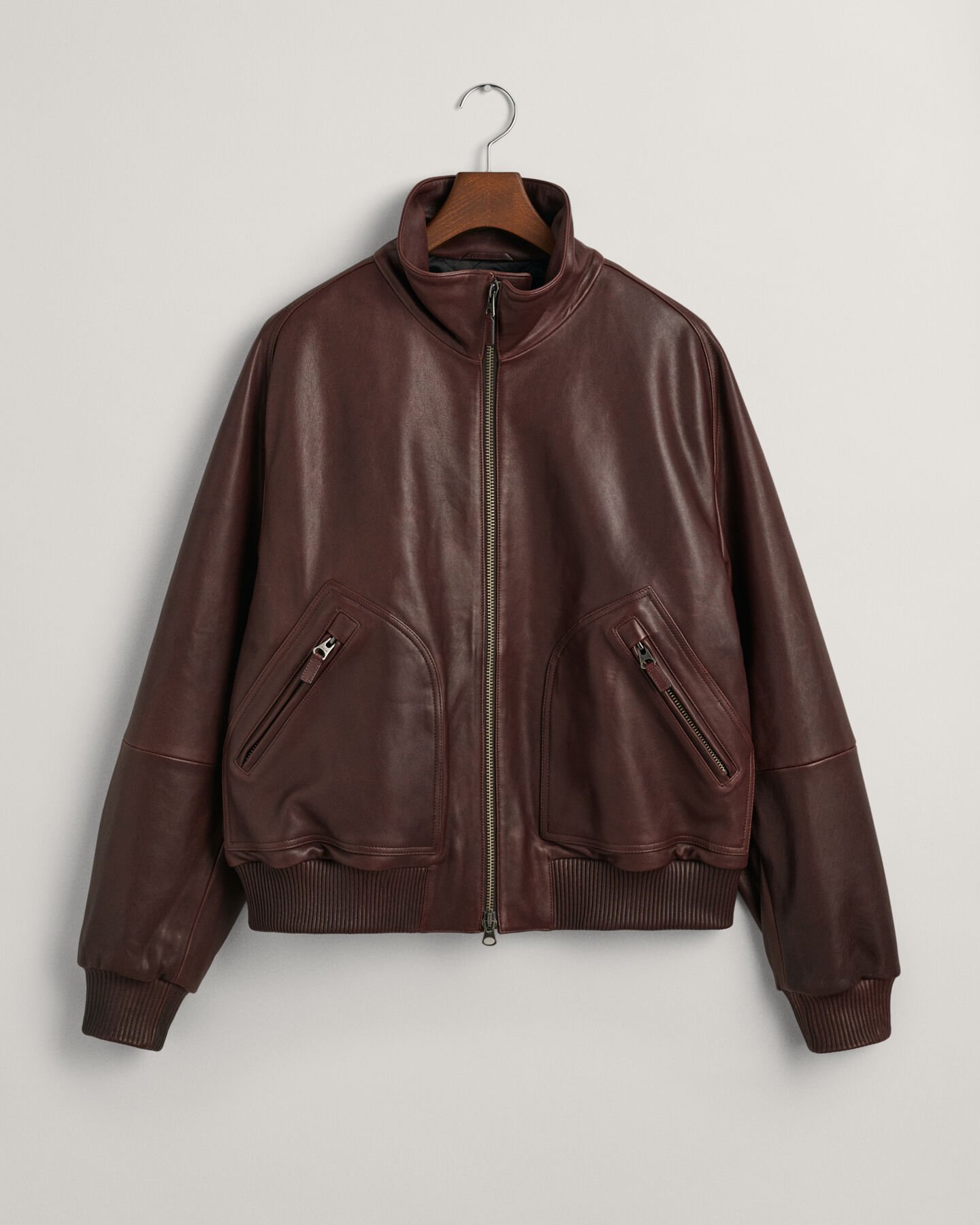 Blouson aviateur en cuir