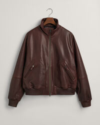Blouson aviateur en cuir