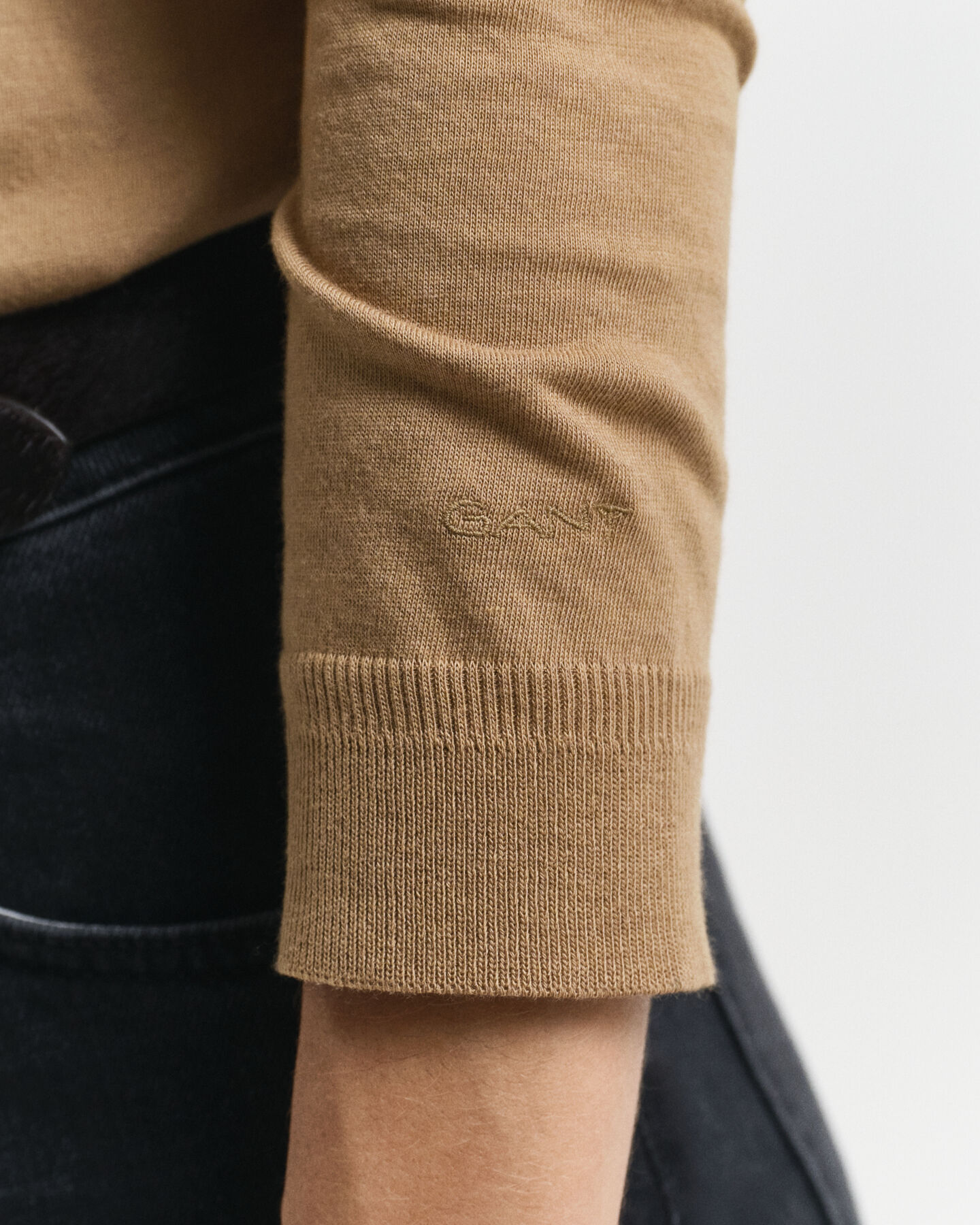 Polo boutonné sans coutures à manches longues